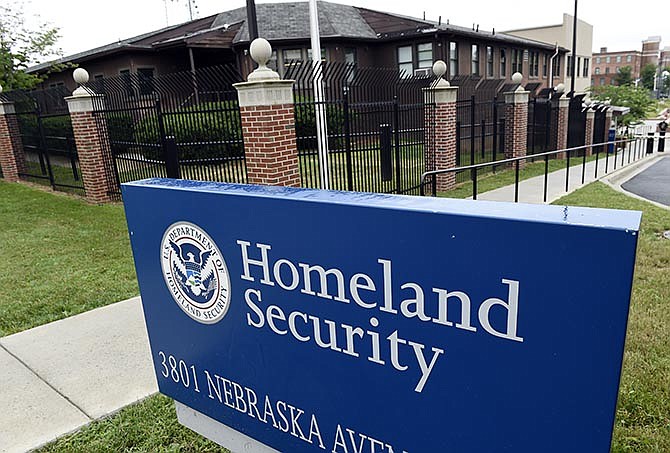 The Homeland Security Department headquarters in northwest Washington, Friday, June 5, 2015. 