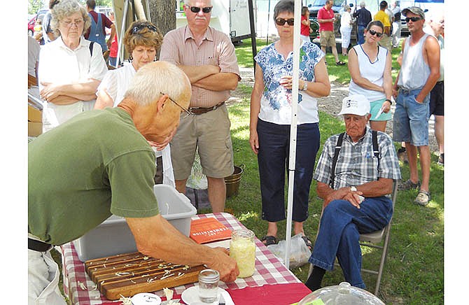 
One of the things you might learn at Taste of Osage County is how to make sauerkraut,
as demonstrated here.