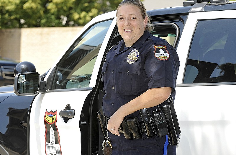 Officer Meredith Friedman of the Jefferson City Police Department.