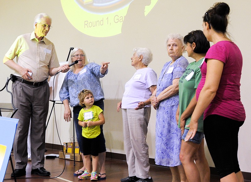 The McKee family won the Friends of Moniteau County Library first-time Family Feud fundraiser Saturday.