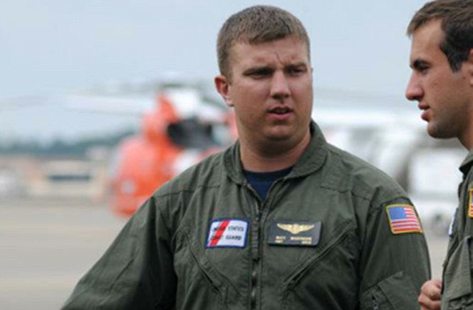 U.S. Coast Guard Petty Officer 3rd Class Matthew Brizendine, a Taos native, took part in the rescue of an Air Force pilot after a midair collision in North Carolina earlier this week.