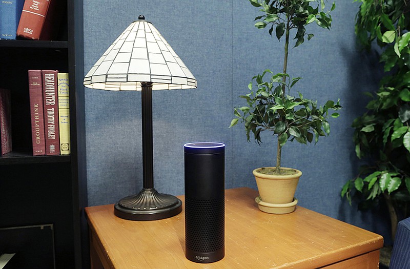 Amazon's Echo is a digital assistant that can be set up in a home or office to listen for various requests, such as for a song, a sports score, the weather or even a book to be read aloud. The $180 cylindrical device is the latest advance in voice-recognition technology that's enabling machines to record snippets of conversation that are analyzed and stored by companies promising to make their customers' lives better. 
