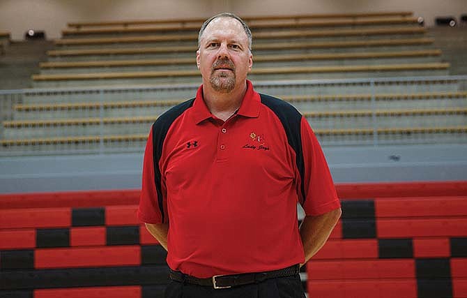 
Brad Conway is excited to be the head basketball
coach of the Jefferson City Lady Jays.