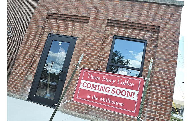 Three Story Coffee will be expanding in Jefferson City from Dunklin Street to a second location in the
newly-renovated Millbottom building next to Red Wheel Bicycle Shop.