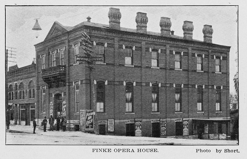 The Finke Opera House about 1900. 