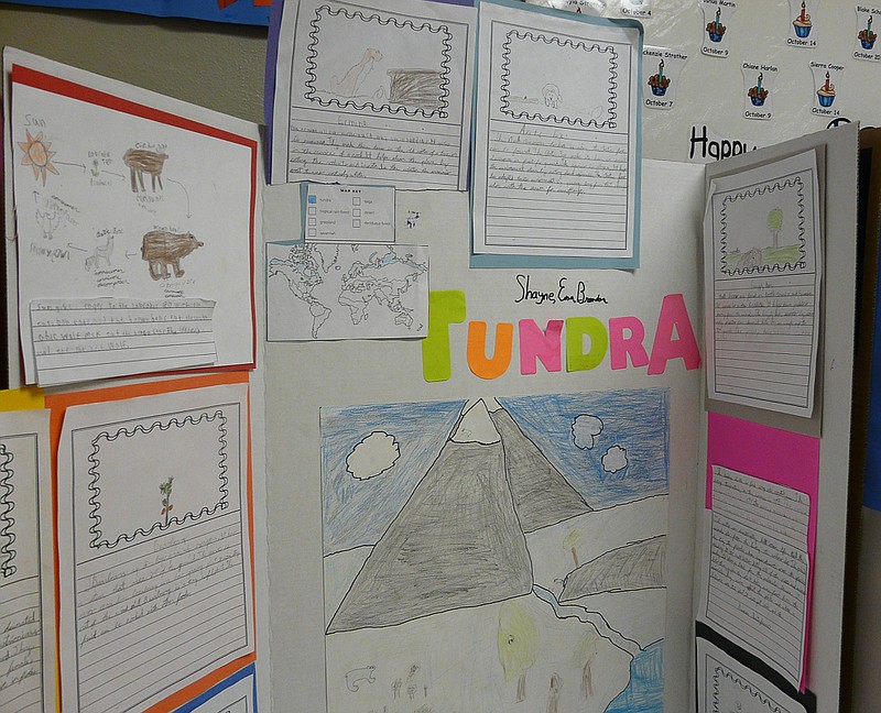 The Tundra was researched and reported on by Jamestown fifth graders Shayne, Evan and Branden.