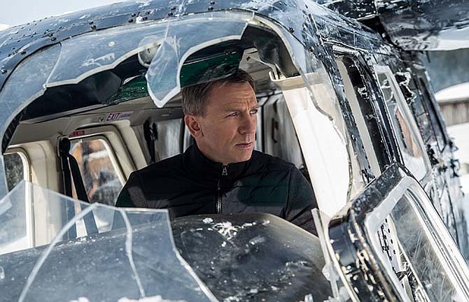 In this image released by Metro-Goldwyn-Mayer Pictures/Columbia Pictures/EON Productions, Daniel Craig appears in a scene from the James Bond film, "Spectre."