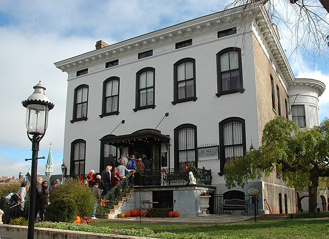 Located at 3322 DeMenil Place in St. Louis, the Lemp Mansion Restaurant and Inn welcomes visitors to its paranormal and holiday-themed events year-round. The 1860s-built home is said to be haunted by various members of the Lemp family, a once well-known family in St. Louis for their brewery. 