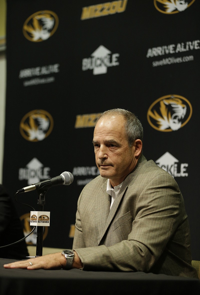 Missouri head football coach Gary Pinkel speaks to the media Monday in Columbia.