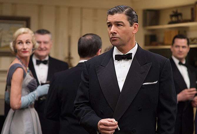 This photo provided by The Weinstein Company shows, Kyle Chandler, as Harge Aird, in a scene from the film, "Carol."