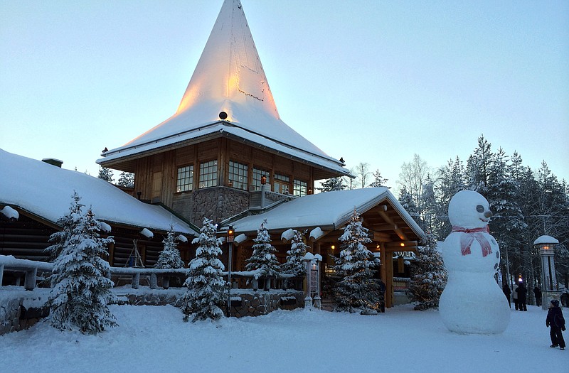 Santa Claus Village is seen around 5 miles north of Rovaniemi in Finland. Most kids learn that Santa Claus comes from the North Pole, but children in Scandinavia are taught he lives a bit further south. Where exactly is a matter of much debate, with businesses in Finland, Sweden and Norway competing to cash in on the cache that comes with claiming Santas hometown.

