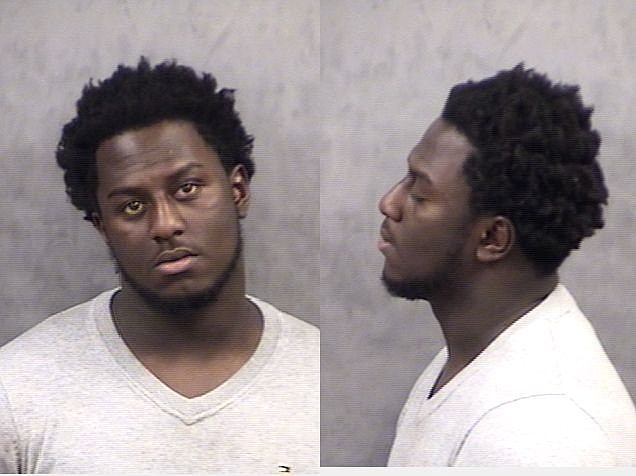 This mugshot of Missouri football player Terry Beckner, taken after his arrest Jan. 20 for possession of marijuana, was provided by the University of Missouri Police Department. 