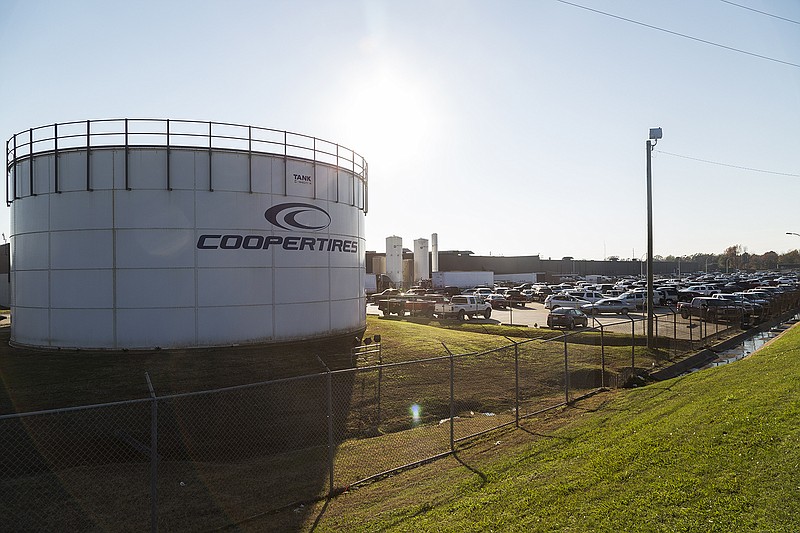 The Cooper Tire & Rubber Co. plant is seen in December 2015 in Texarkana, Ark.
