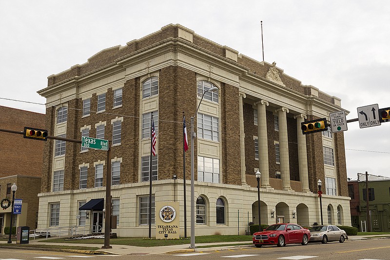 Texarkana, Texas, City Hall, 220 Texas Blvd., is shown in December 2015.