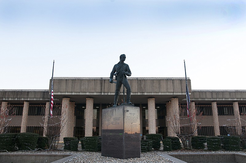 Bowie County Courthouse is seen in December 2015 in New Boston, Texas,