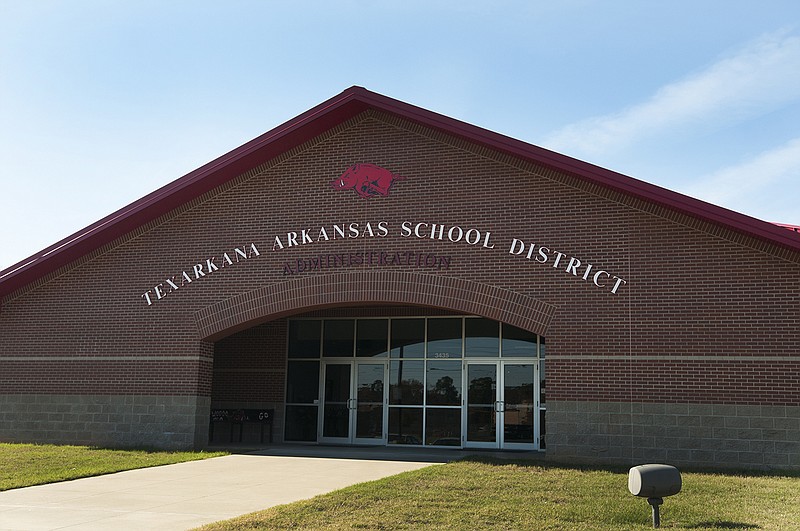 Texarkana, Ark., School District's Administration Building is seen in December 2015 on Jefferson Avenue.