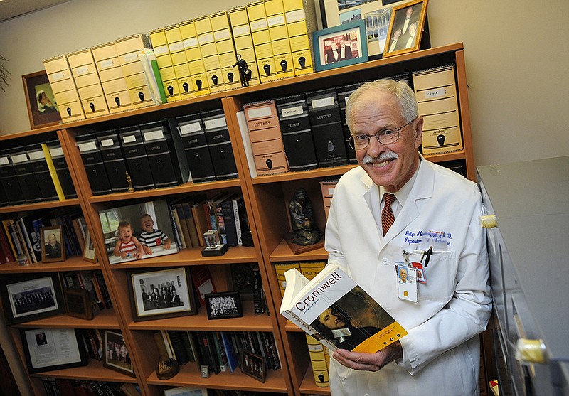 Dr. Philip A. Mackowiak, a doctor and epidemiologist, poses for a photo at the University of Maryland on Dec. 17, 2015 in Maryland. He launched the medical school's annual Historical Clinicopathological Conference, which has examined the deaths of Herod the Great, Pericles and Akhenaten.