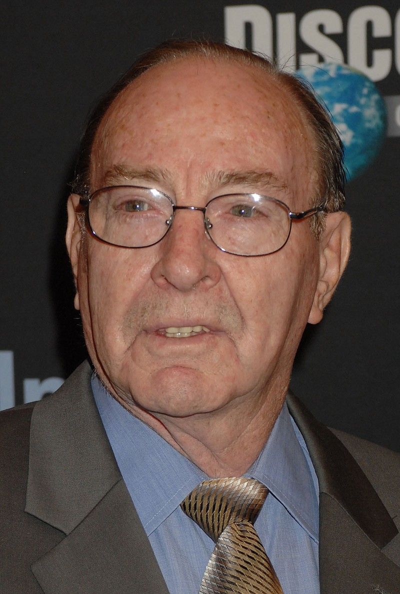 In a Sept. 5, 2007 file photo, former astronaut Edgar Mitchell arrives for the premiere of the "In the Shadow of the Moon," at the Hayden Planetarium at the Museum of Natural History in New York. Apollo 14 astronaut Mitchell, who became the sixth man on the moon when he and Alan Shepard helped NASA recover from Apollo 13's "successful failure" and later devoted his life to exploring the mind, physics and unexplained phenomena such as psychics and aliens, died Thursday, Feb. 4, 2016, at a West Palm Beach, Florida, hospice after a short illness. He was 85.  