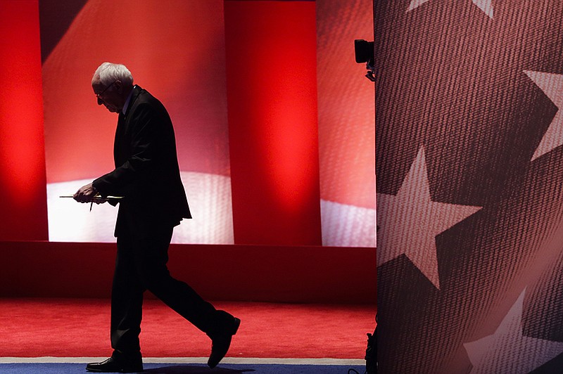 Democratic presidential candidate, Sen. Bernie Sanders, I-Vt,  walks back on stage after a break during a Democratic presidential primary debate with Democratic presidential candidate, Hillary Clinton hosted by MSNBC at the University of New Hampshire Thursday, Feb. 4, 2016, in Durham, N.H. 