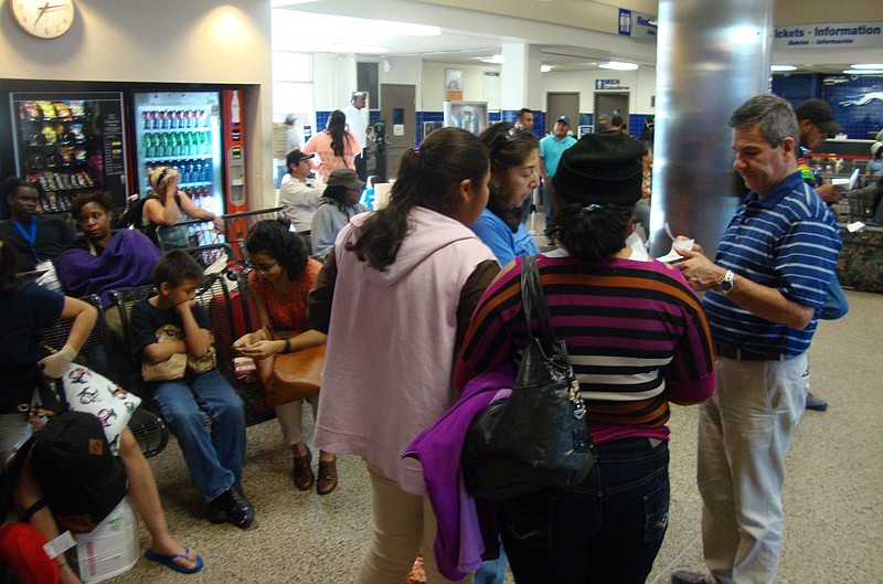 The Central American immigrant mothers and children are dropped off by federal immigration staff at the Greyhound bus station every night in downtown San Antonio, released from detention centers with bus tickets and little else. And every night, a team of volunteers from across the state and region greet them, offering food, toiletries, temporary housing at a local shelter and help as they pursue their immigration cases.