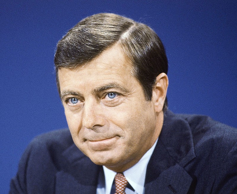 This Aug. 9, 1981, file photo shows Secretary of transportation Drew Lewis on TV's "Face the Nation". Lewis, a businessman who served as U.S. transportation secretary under President Ronald Reagan during the 1981 air traffic controllers' strike, has died. He was 84. His son, Andy Lewis, says Lewis died Wednesday in Arizona of complications from pneumonia. Lewis lived on a farm in the Philadelphia suburbs.