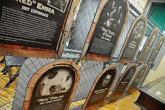 Part of the Missouri State Penitentiary museum is a display located on the top floor of the Jefferson City Convention and Visitors Bureau headquarters. The CVB and museum are moving to the Marmaduke House across from the MSP property.