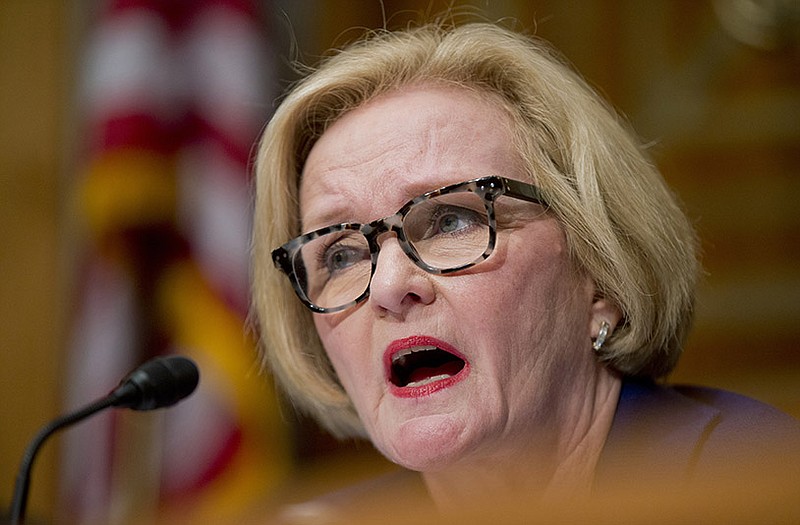 Sen. Claire McCaskill, D-Mo. speaks on Capitol Hill last month.


