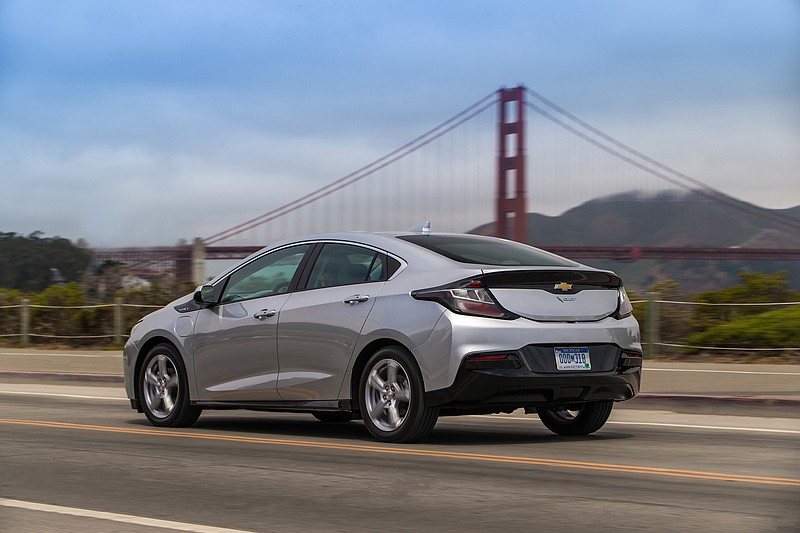 The 2016 Chevrolet Volt has an EPA rating of 106 mpg-e, 42 mpg NHTSA. 