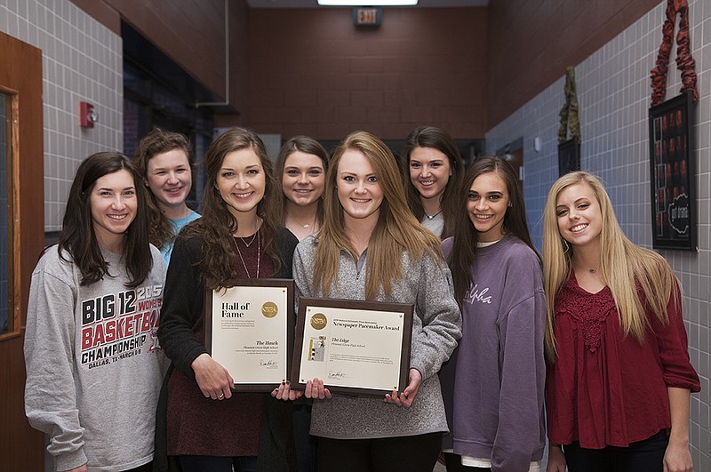 The Pleasant Grove yearbook has been inducted into the National Scholastic Press Association Hall of Fame, and the Hawk has been named a Pacemaker finalist for the 11th straight year.