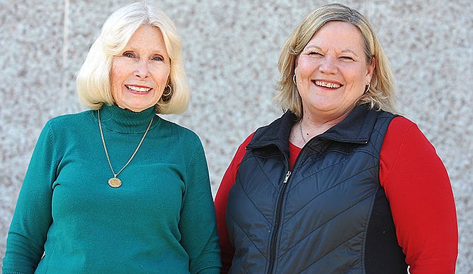 Marilyn Rooney, left, and Brenda Wilson, are the News Tribune's first and second place winners for predicting Academy Award winners successfully.
