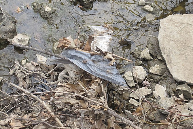 Plastics can leach chemicals into waterways and be hazardous to the health of both humans and area wildlife. Fulton's new Stream Team will be out cleaning up Stinson Creek on Saturday, April 16.