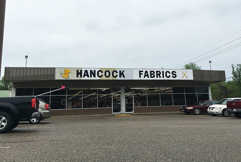 Hancock Fabrics is seen Friday, April 1, 2016, on North State Line Avenue in Texarkana. 