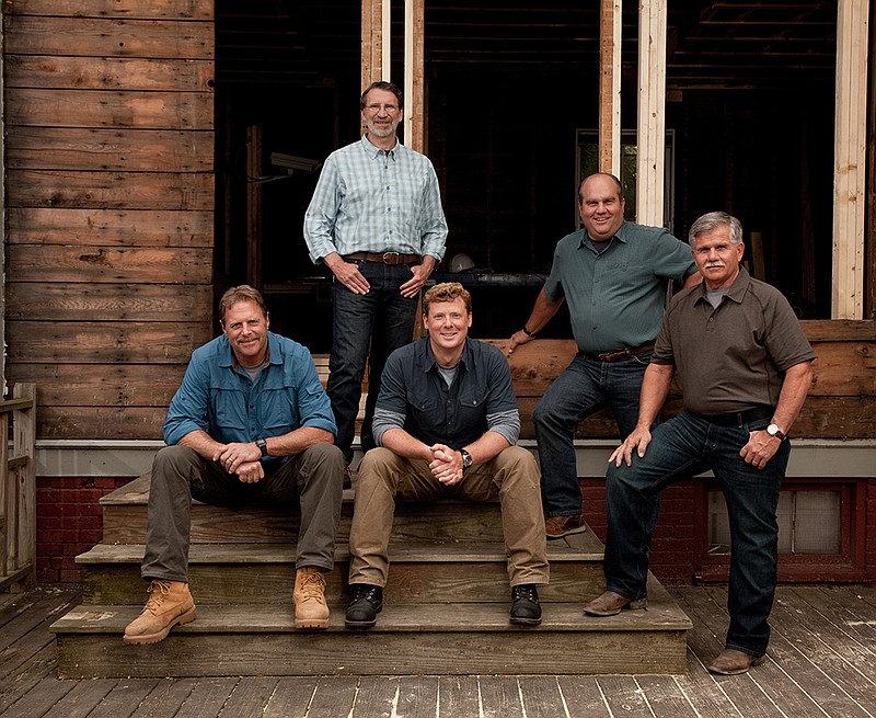This image released by This Old House Ventures, LLC, shows  "This Old House," cast members, from left, Roger Cook, Norm Abram, Kevin O'Connor, Richard Trethewey, and Tom Silva. "This Old House" is getting new ownership. The venerable home-improvement brand - whose flagship TV series has been on the air since 1979 -  has been acquired from Time Inc. by former Time Inc. exec Eric Thorkilsen in partnership with private equity firm TZP Group, the new company announced Friday, April 1, 2016. 