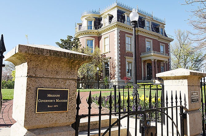 Pictured in this April 2016 photo is the Missouri Governor's Mansion in Jefferson City. The historic mansion has been shaped by personal touches of past governors. 