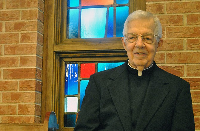 Monsignor Donald Lammers celebrated 50 years in the priesthood this month. The longtime pastor of St. Peter parish, Lammers now serves Sacred Heart parish in Eldon. 