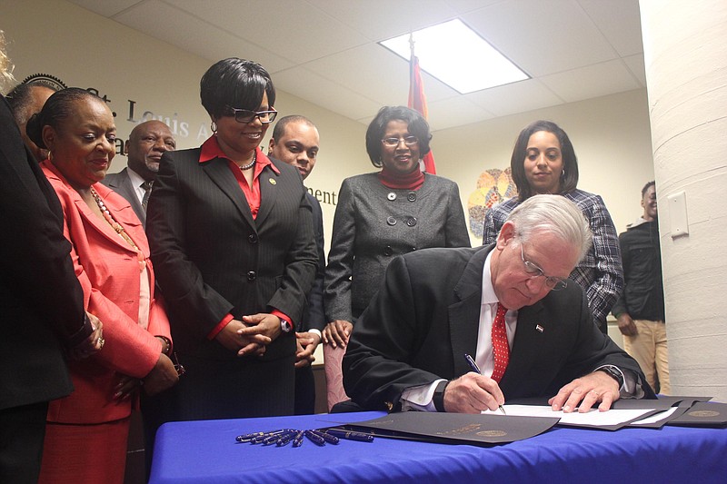 On April 11, Gov. Jay Nixon signed an executive order prohibiting state agencies from asking about a job applicantâ€™s criminal history on an initial job application.