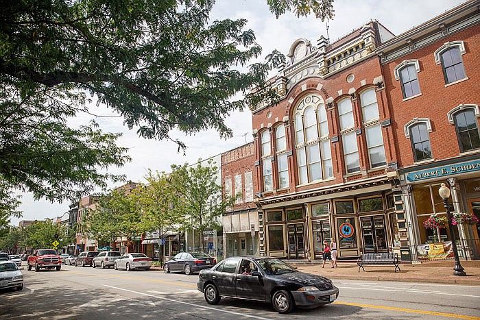 This Aug. 13, 2015 file photo shows the scene on High Street in downtown Jefferson City.