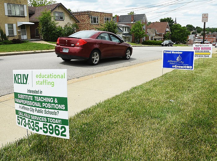 FILE: The Jefferson City Council will be voting on whether to limit non-commercial temporary signage in the city.