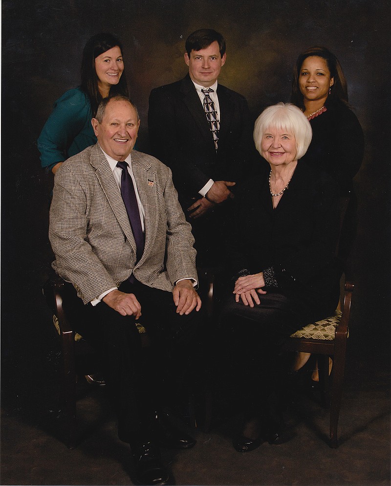 ERA Raffaelli Realtors in Texarkana, Texas, is staffed by five agents and brokers whose training and experience makes the office a first stop in any real estate market. Front row Stephen Raffaelli and Bennie Estelle. Back row are Virginia Raffaelli Prazak, Joe Sterle and Daphne Mathews.