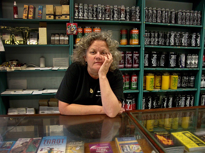 Stephanie May owns of Stanley Drug Co. in Houston which looks like a warehouse from the outside, but inside herbal remedies perfume the air and counters boast all manner of ingredients such as devil's club root, coffin nails and African mojo wishing beans. The pharmacy shut down long ago, but the name remains on one of the few hoodoo shops nationwide. 