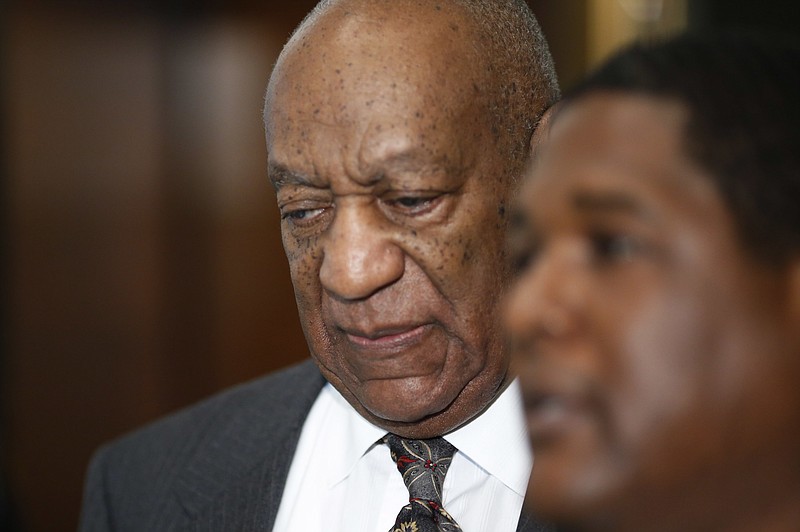 Bill Cosby leaves the Montgomery County Courthouse after a preliminary hearing, Tuesday, May 24, 2016, in Norristown, Pa. Cosby was ordered to stand trial on sexual assault charges after a hearing that hinged on a decade-old police report. 