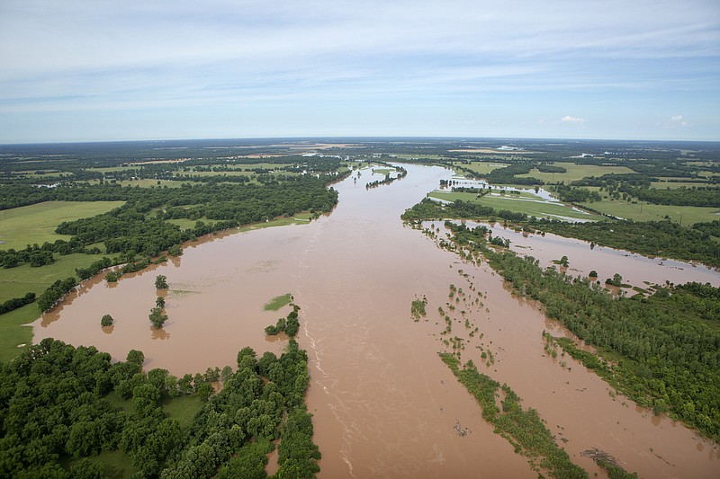 The Red River has breached its banks Wednesday, May 27, 2015, in Texas and Arkansas, and Louisiana is also bracing for the flood coming their way.
