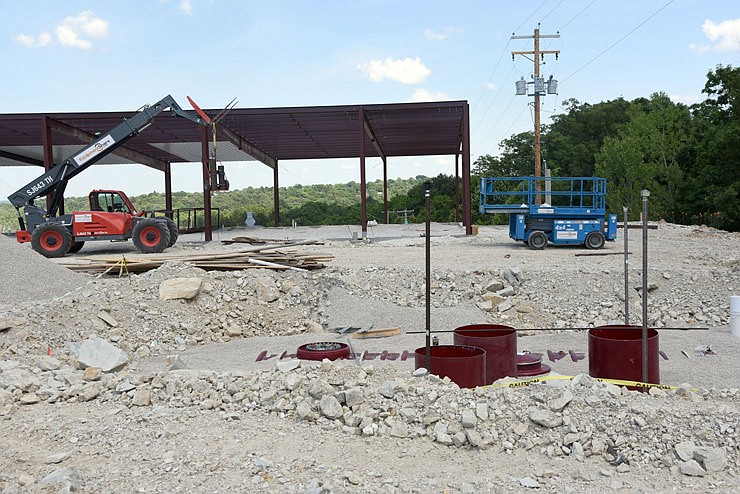 Construction of a new Phillips 66 fuel station and convenience store is underway along West Edgewood Drive in Jefferson City. The construction site is next to Boyce Auto Body shop.