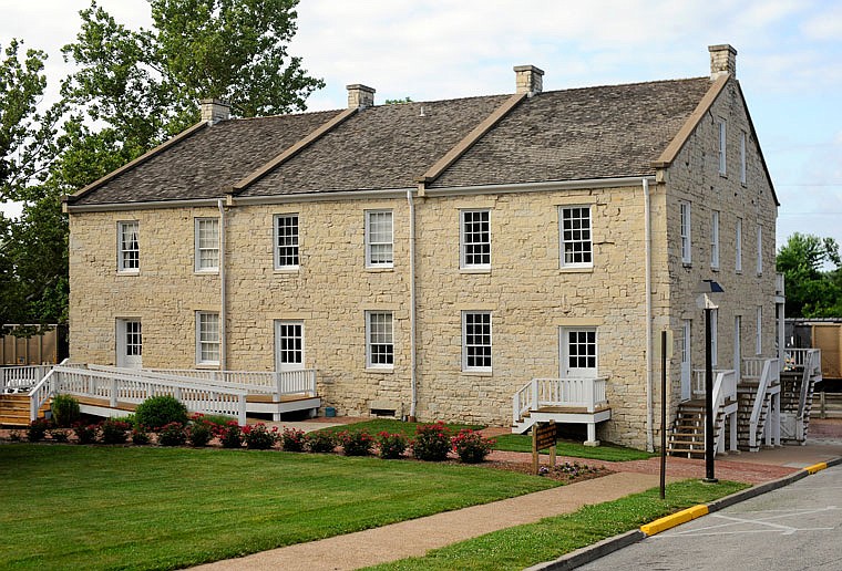 The Lohman Building is pictured at Jefferson Landing State Historic Site.