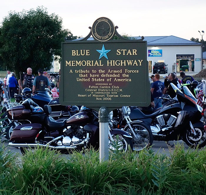 Bikers begin to assemble Wednesday for an Honor Flight run honoring veterans returning from a day in Washington, D.C.