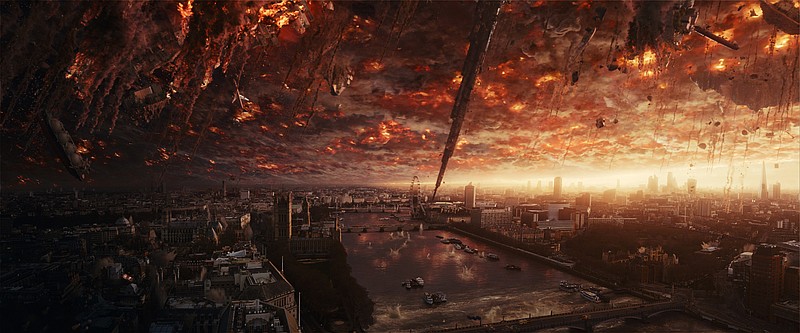 This image released by Twentieth Century Fox shows a scene from "Independence Day: Resurgence."