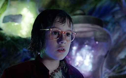 This image released by Disney shows Ruby Barnhill in a scene from"The BFG."