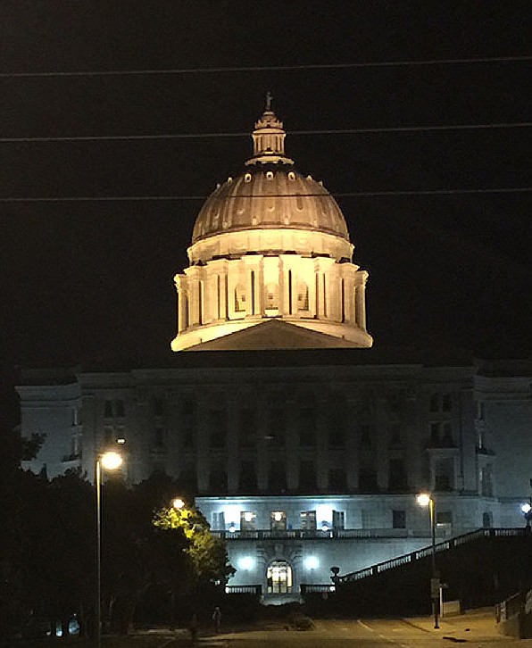 Missouri's Capitol in Jefferson City is shown during the early morning hours.
