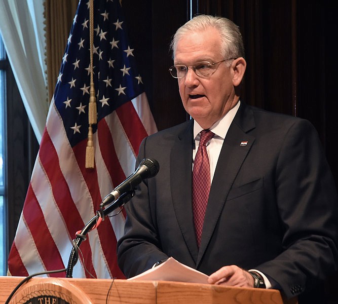 Missouri Gov. Jay Nixon announced Wednesday, July 6, 2016, during a news conference that he's withholding $115.5 million in state spending.