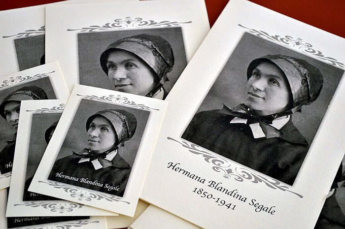 AP
Pamphlets and prayer cards of Sister Blandina Segale sit on a table at the Catholic Center in Albuquerque, New Mexico. The Italian-born nun who once challenged Billy the Kid and later opened New Mexico hospitals and schools will soon be the subject of a television series. 
